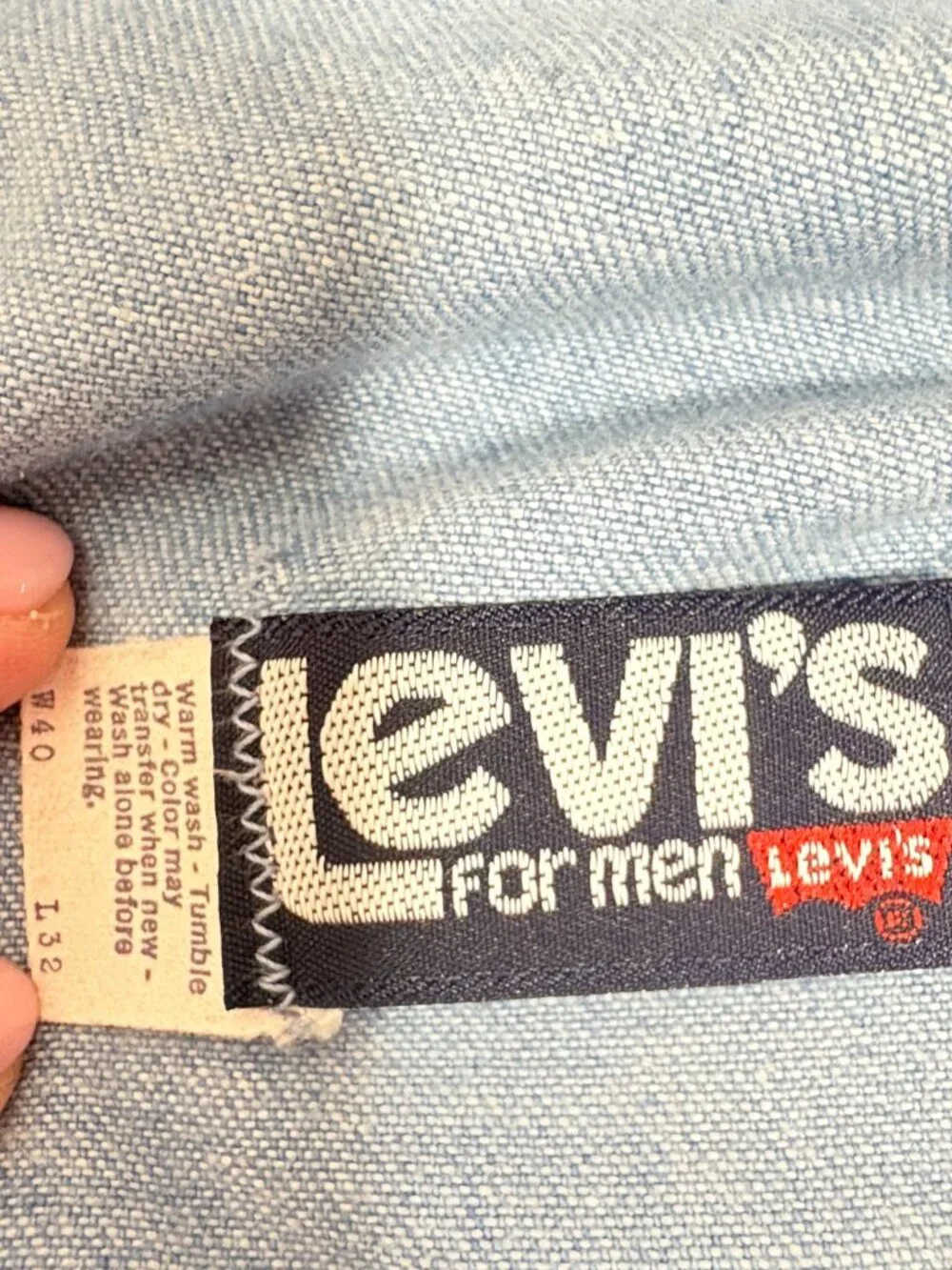 Vintage 1978 Levi’s 571 Orange Tab Jeans Men’s 40x32 USA